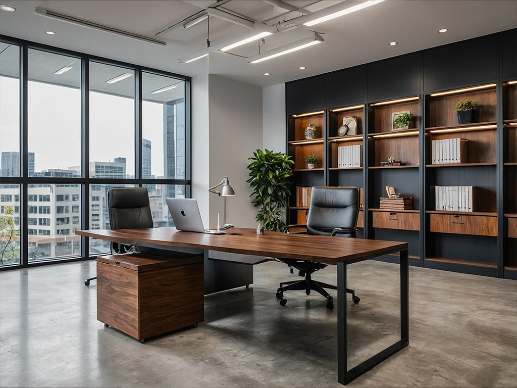 Open space propre et rangé